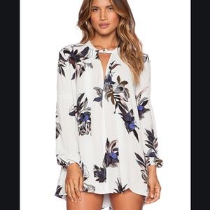 Free People Tree Swing Tunic in Light Stone Combo